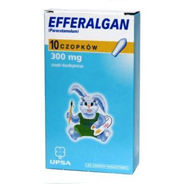 Efferalgan, 300 mg, czopki, 10 szt.