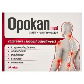 Opokan Med, plastry rozgrzewające, 10 szt.