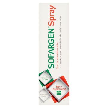 Sofargen, spray, do stosowania n/skórę, 125 ml