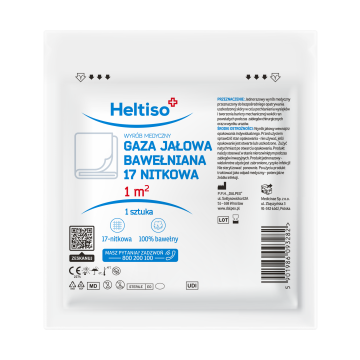 Heltiso, Gaza jałowa bawełniana, 17 nitkowa, 1 m2