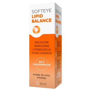 Softeye Lipid Balance, krople do oczu, 10 ml