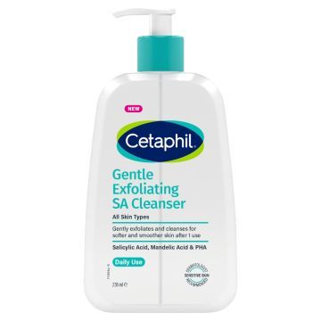 Cetaphil SA, żel, do myc., łagodny, złuszcz,z kw.salic,236ml