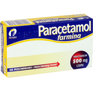 Paracetamol Farmina, 500 mg, czopki, 10 szt.