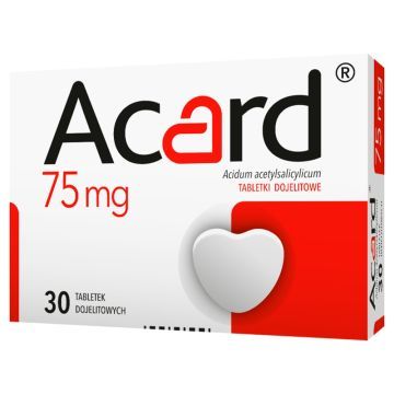 Acard, 75 mg, tabletki dojelitowe, 30 szt.