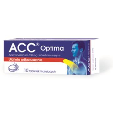 ACC Optima, 600 mg, tabletki musujące, 10 szt.