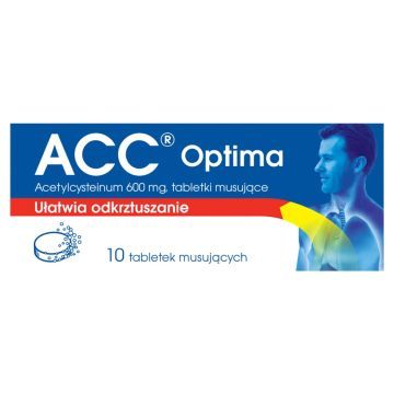 ACC Optima, 600 mg, tabletki musujące, 10 szt.
