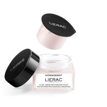 Lierac Hydragenist, nawilżający żel-krem rozświetlający, refill, 50 ml