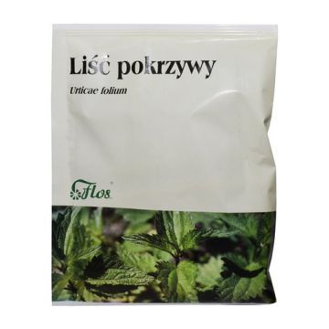 Liść pokrzywy, zioło pojedyncze, 50 g (Flos)