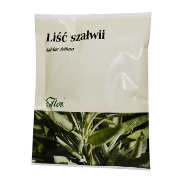 Liść szałwii, zioło pojedyncze, 50 g (Flos)