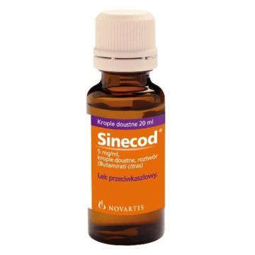 Sinecod, 5 mg/ml, krople doustne, 20 ml