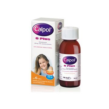 Calpol 6 Plus, (250 mg/5 ml), zawiesina doustna, 100 ml