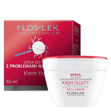 Flos-Lek na Naczyn, krem, tlusty, 50 ml