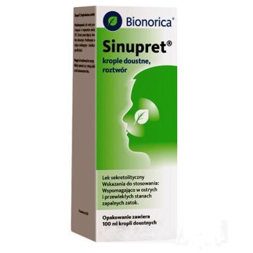 Sinupret, krople, 100 ml