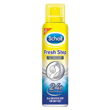 Scholl Fresh Step, dezodorant antyperspirant do stóp, 150 ml