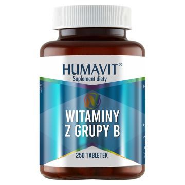Humavit Witaminy z grupy B, tabletki, 250 szt. 