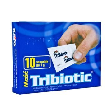 Tribiotic, maść, 1 g, 10 saszetek