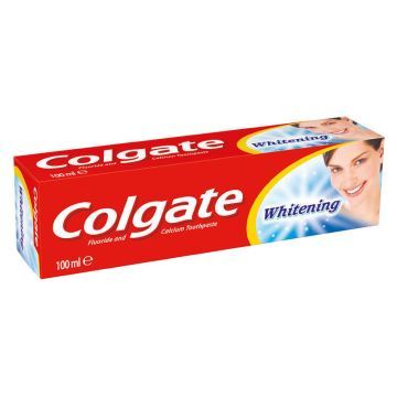 Colgate Whitening Fluoride and Calcium, pasta do zębów, 100 ml