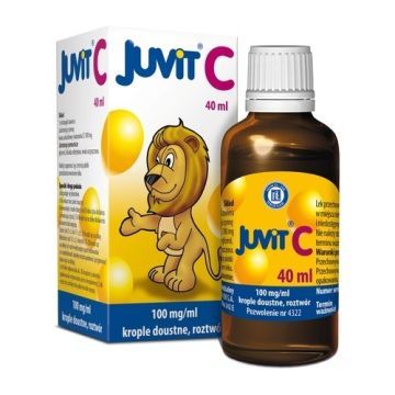 Juvit C, 100 mg/ml, krople doustne, 40 ml