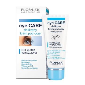 Flos-Lek Laboratorium Eye Care, delikatny krem pod oczy do skóry wrażliwej, 30 ml