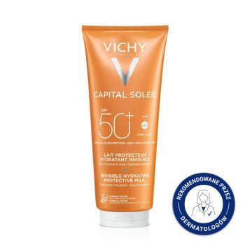 Vichy Ideal Soleil, ochronne mleczko do twarzy i ciała, SPF 50+, 300 ml