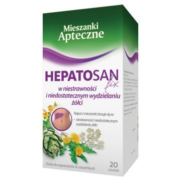 Hepatosan fix, ziola do zaparz., 2 g, 20 sasz.