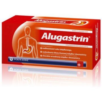 Alugastrin, 340 mg, tabletki do rozgryzania, żucia, 20 szt.