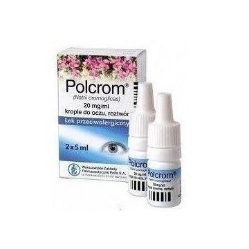 Polcrom, 20 mg/ml, krople do oczu, 2 x 5 ml