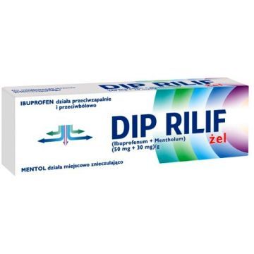 Dip Rilif, (50 mg+30 mg)/g, żel, 50 g