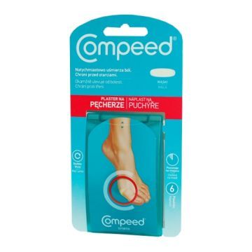 Compeed Plastry na pęcherze, wąskie, 6 szt.