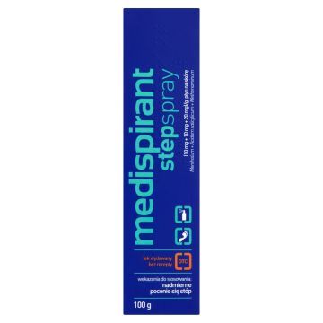 Medispirant stepspray, płyn przeciw poceniu stóp, 100 g