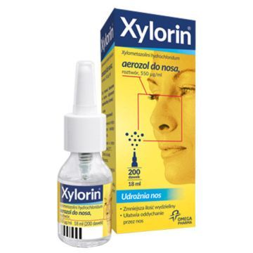 Xylorin, 0,55 mg/ml, aerozol do nosa, 18 ml