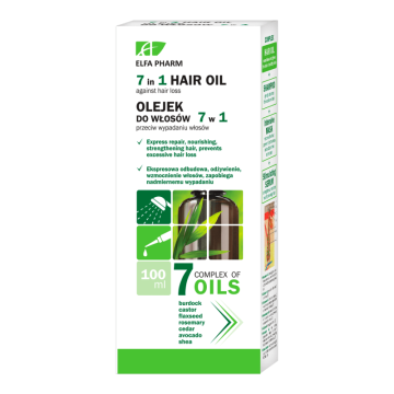 Olejek do włosów 7 w 1 przeciw wypadaniu włosów, 100 ml