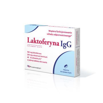 Laktoferyna IgG, tabletki do ssania, 15 szt.