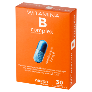Nexon Pharma, Witamina B Complex, kapsułki twarde, 30 szt.