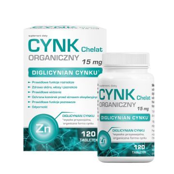 Cynk Chelat Organiczny, tabl., 120 szt