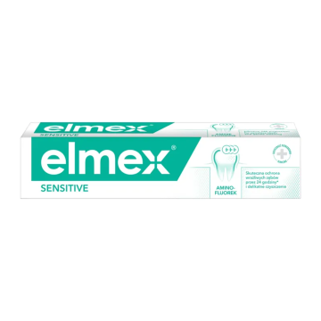 Elmex, Sensitive z aminofluorkiem, pasta do zębów, 75 ml