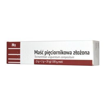 Maść pięciornikowa złożona, 20 g (Amara)