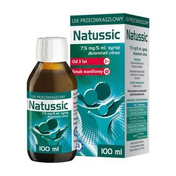 Natussic, 7,5 mg/5 ml, syrop, 100 ml