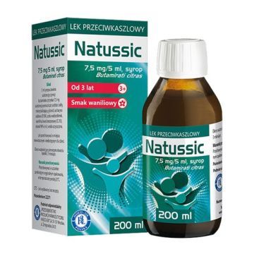 Natussic, (7,5 mg/5 ml), syrop, 200 ml
