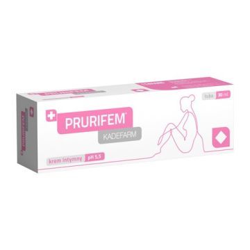 Prurifem Kadefarm, krem intymny pH 5,5, 30 ml