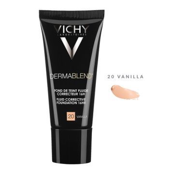 Vichy Dermablend, fluid korygujacy 16 h trwałość, SPF 35, 20 Vanilia, 30 ml