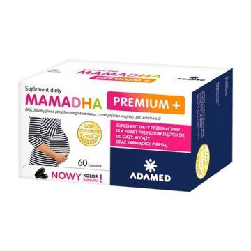 MamaDHA Premium+, kapsułki, 60 szt.