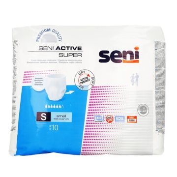 Seni Active Super, majtki chłonne, rozmiar S, 10 szt.