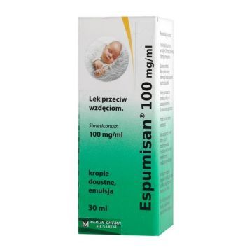 Espumisan, 100 mg/ml, krople doustne, 30 ml (import równoległy, InPharm)