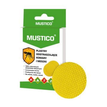 Mustico, plast.,odstrasz.komary,meszki,12szt