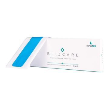 Blizcare, plastry silikonowe na blizny, 25 x 5 cm, 5 szt.