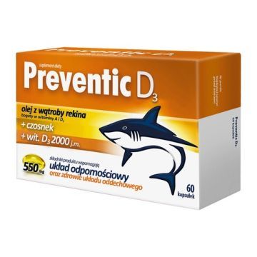 Preventic D3, kapsułki, 60 szt.
