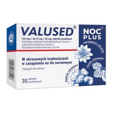 Valused Noc Plus, tabletki powlekane, 30 szt.