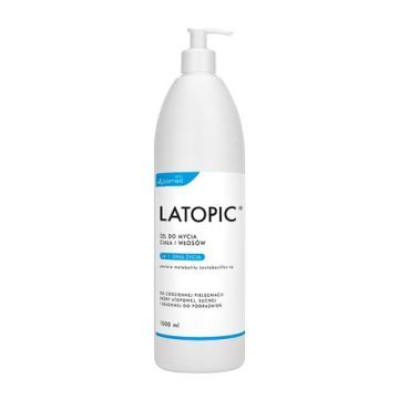 Latopic, żel do mycia ciała i włosów, 1000 ml