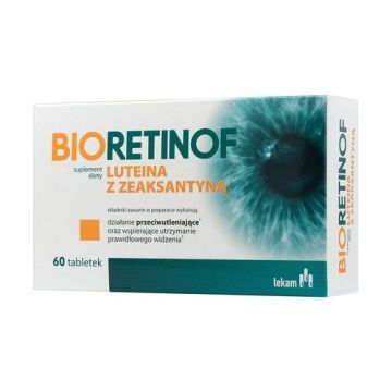 Bioretinof luteina z zeaksantyną, tabletki powlekane, 60 szt.